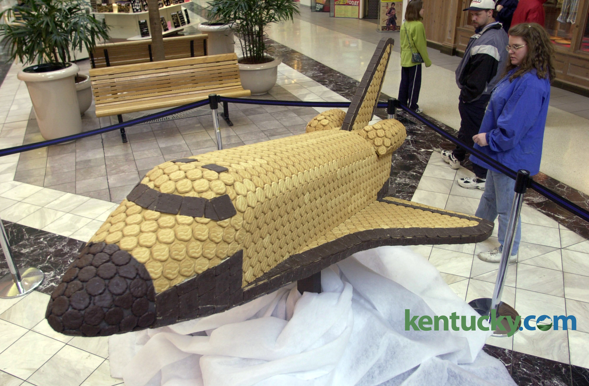 Girl Scout cookie space shuttle, 2001 | Kentucky Photo Archive