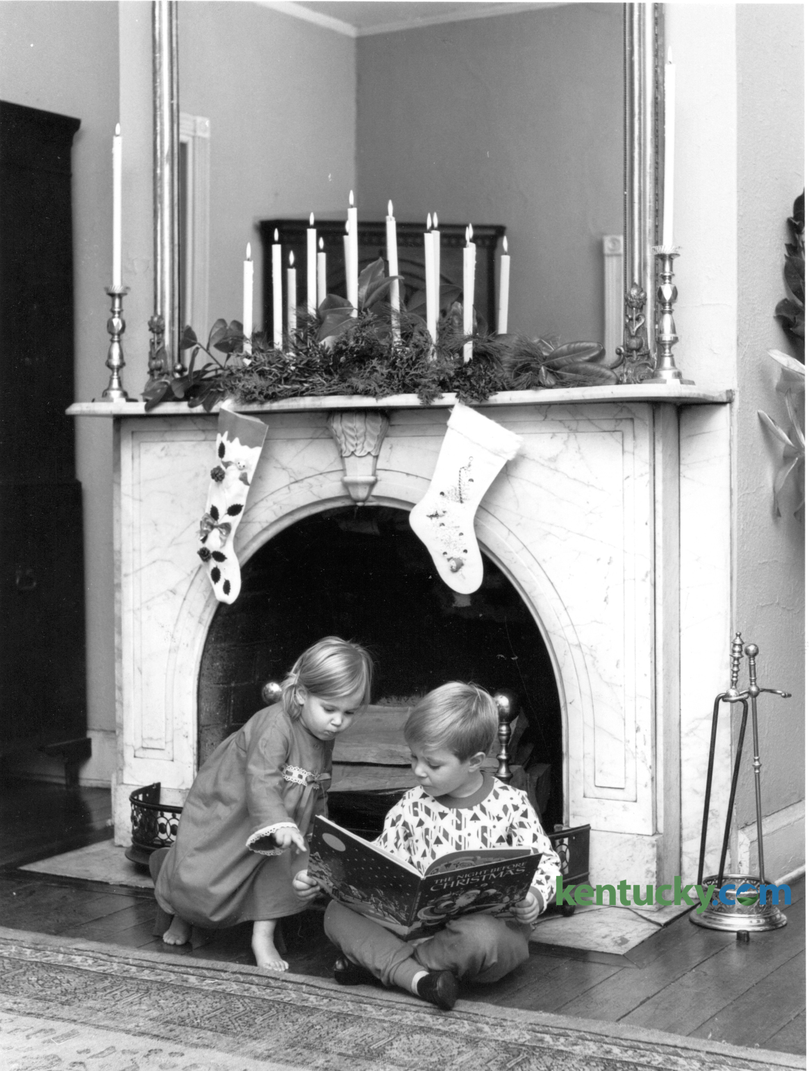 Haggin Children Featured On Christmas Section, 1964 