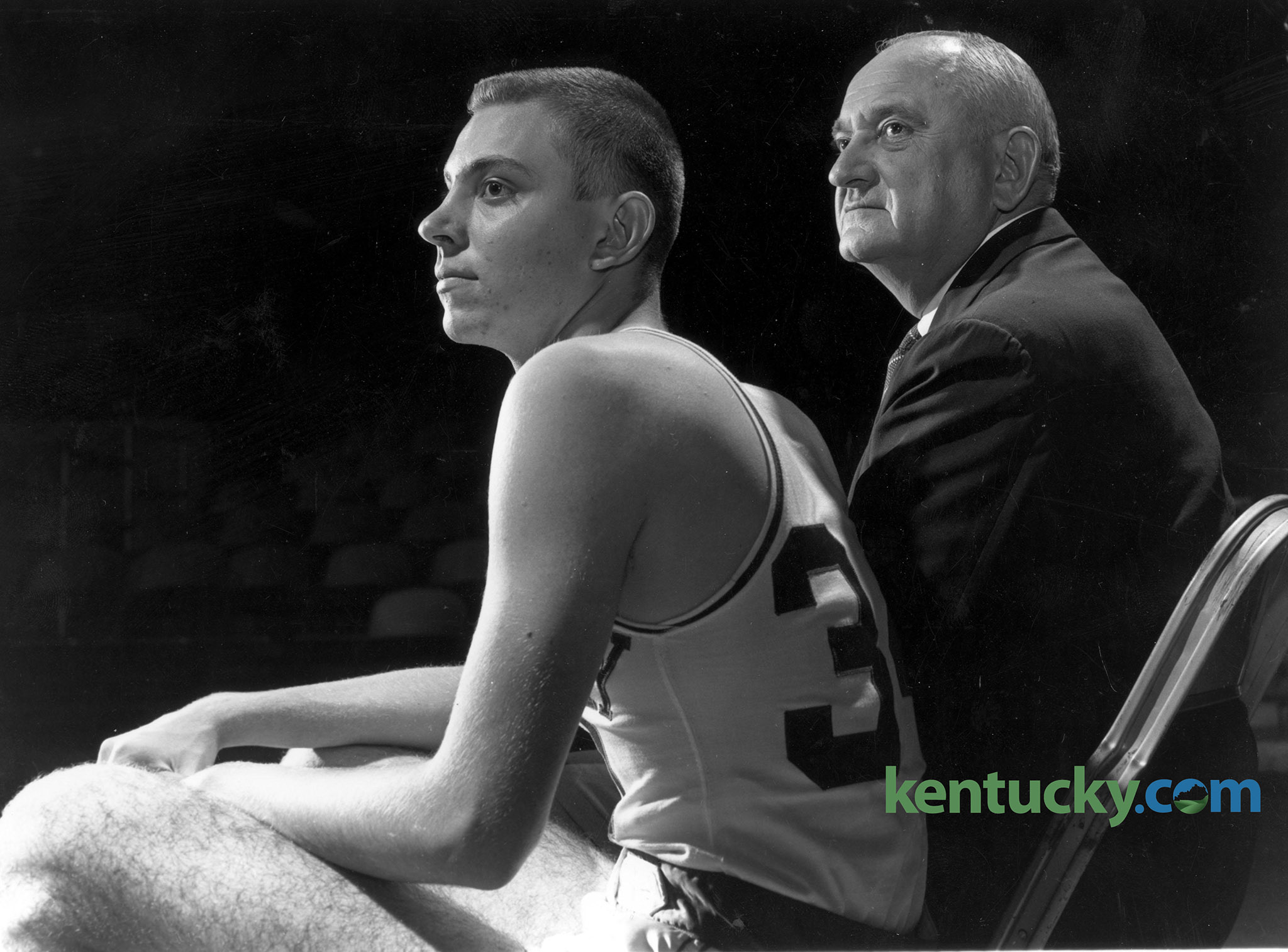 ‘Herky’ and Adolph Rupp, 1959 | Kentucky Photo Archive