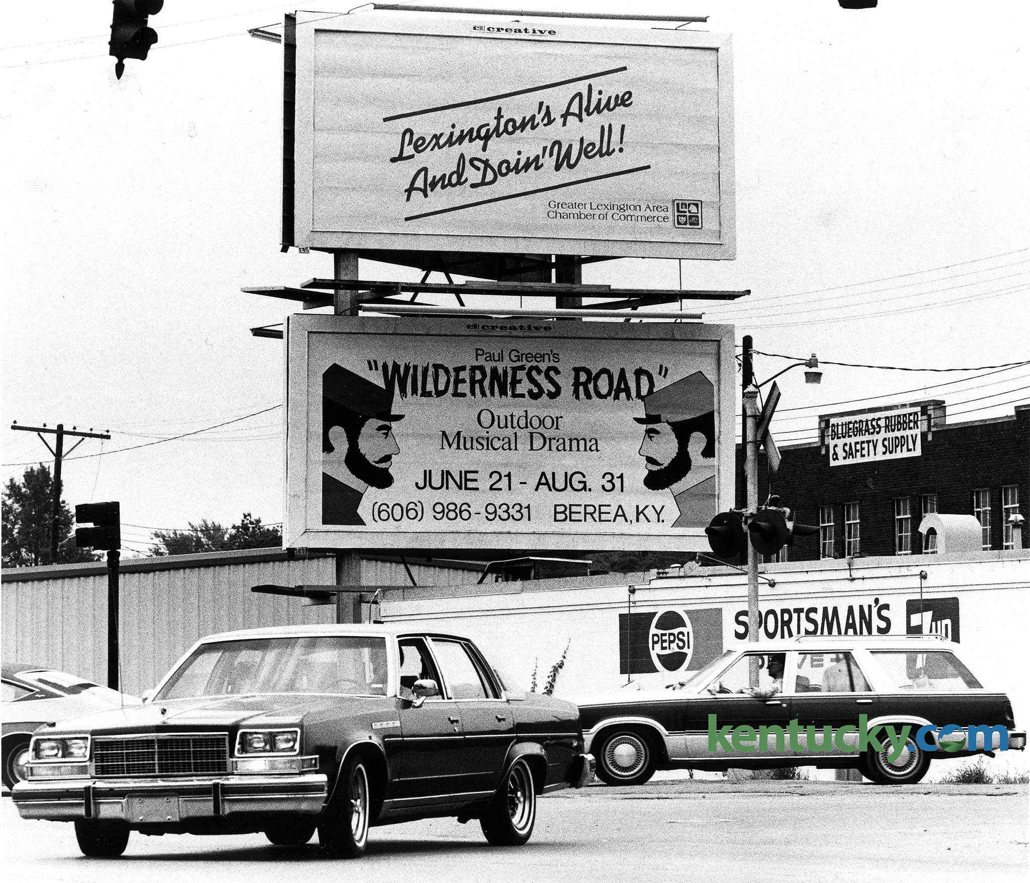 Lexington billboard, 1980 Kentucky Photo Archive