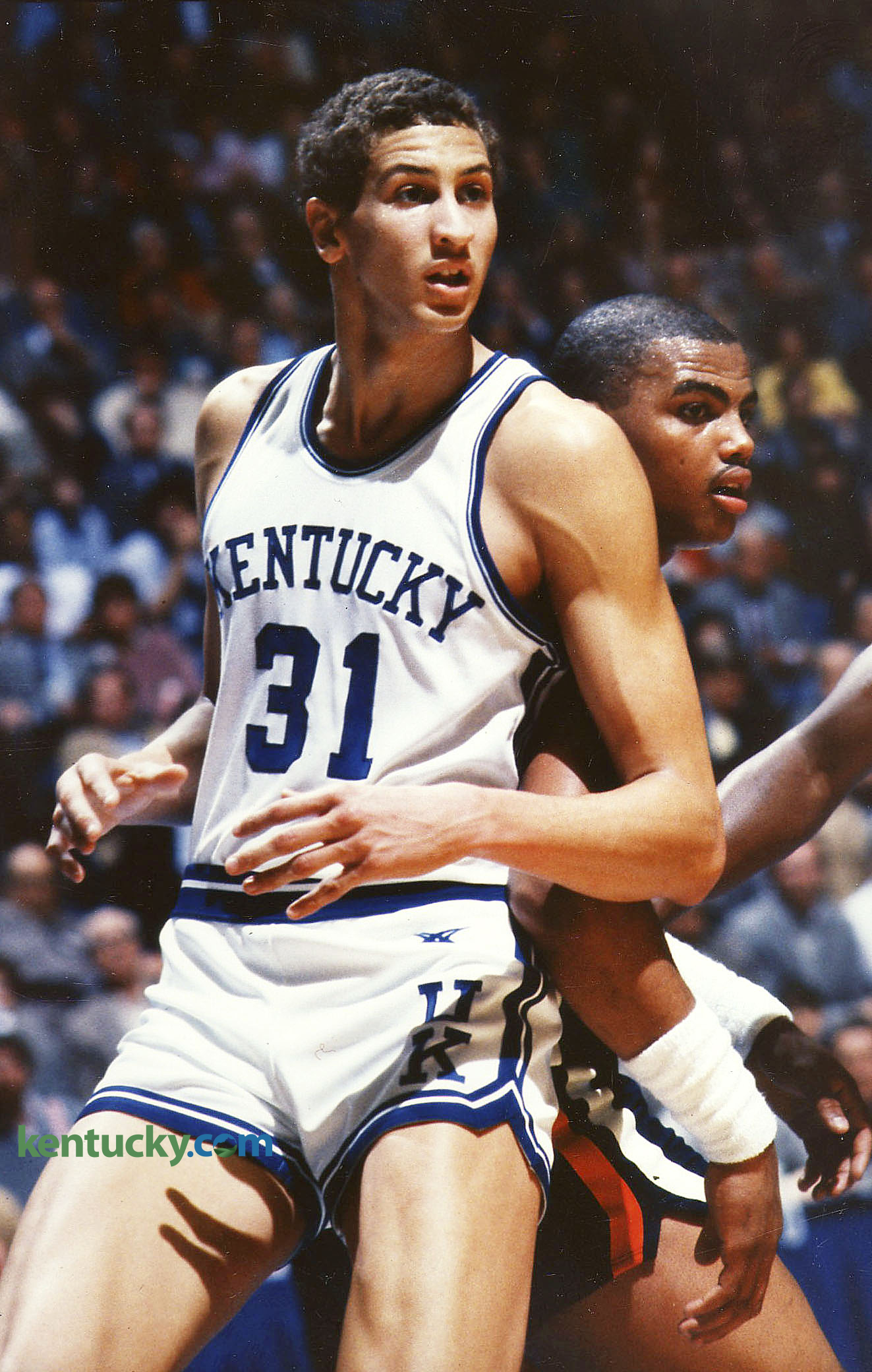 Kentucky’s Sam Bowie and Auburn’s Charles Barkley, 1984 | Kentucky ...